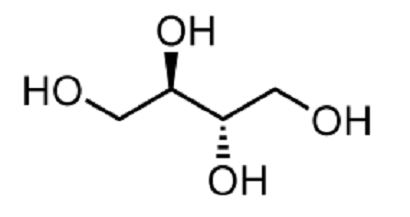 eritritolo struttura chimica